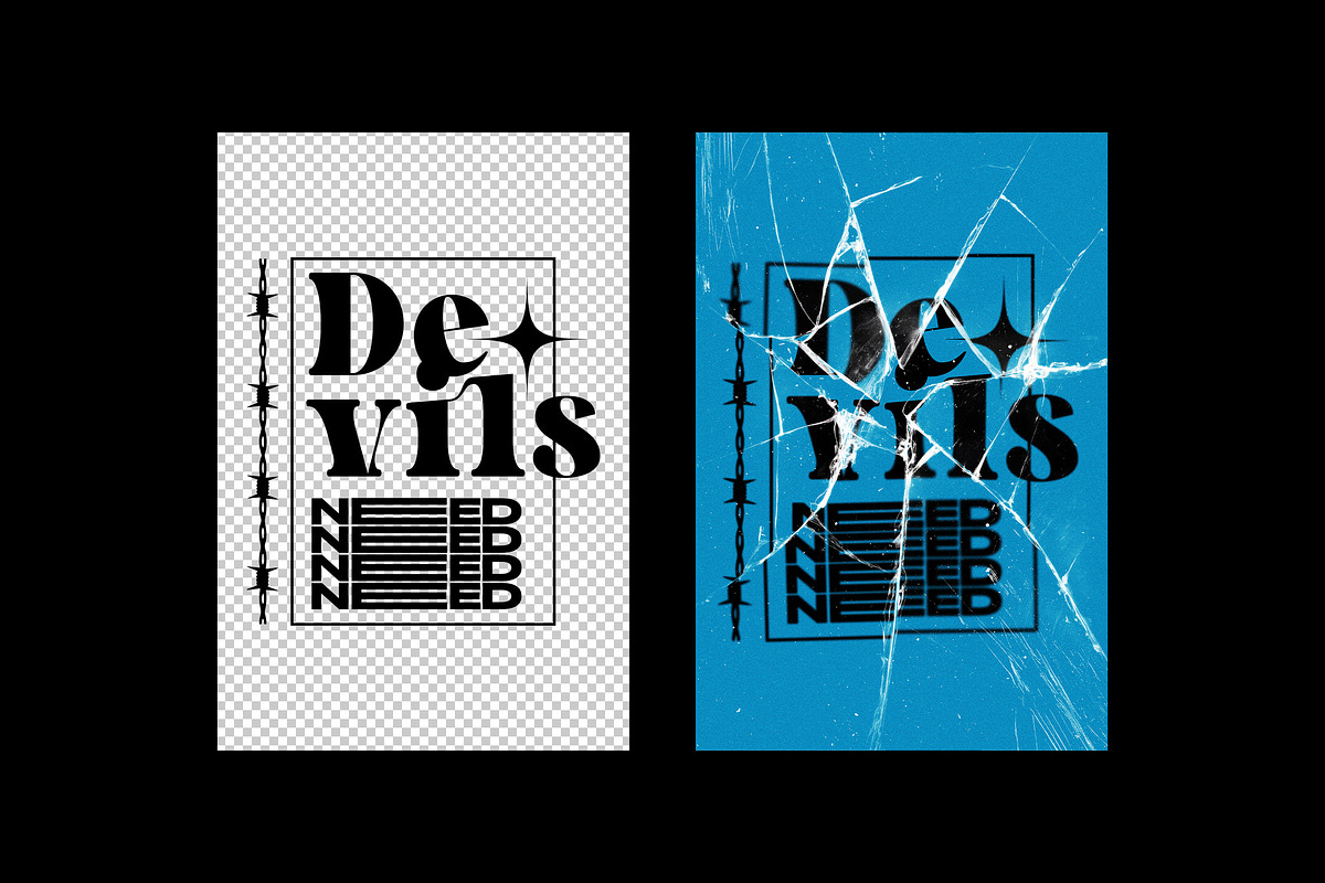 Broken Glass Text & Logo Effect, a Layer Style Add-On by Design Squad (Photo 5 of 5)