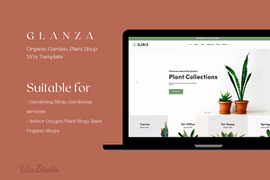 WIX Website Template Glanza