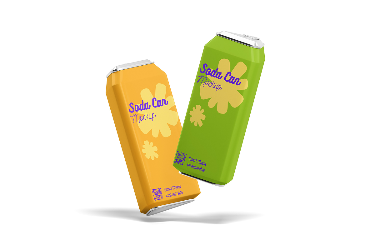 Triangular Beverage Can Mockup, a Cups & Container Mockup by DSNA Mockup (Photo 5 of 5)