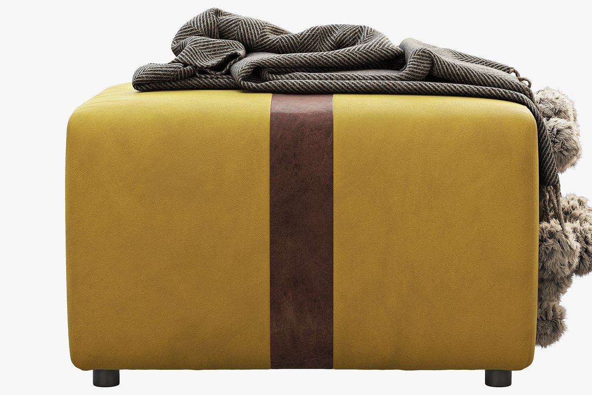Joybird Malachi Ottoman, a Furniture 3D Model by 3dmitruk (Photo 7 of 18)