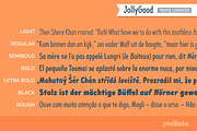 JollyGood Proper Condensed- Complete, a Sans Serif Font by Letradora (Thumbnail 3 of 7)