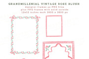 Vintage Grandmillenial Rose Blush, a Seasonal Illustration by Essem Creatives (Thumbnail 6 of 9)