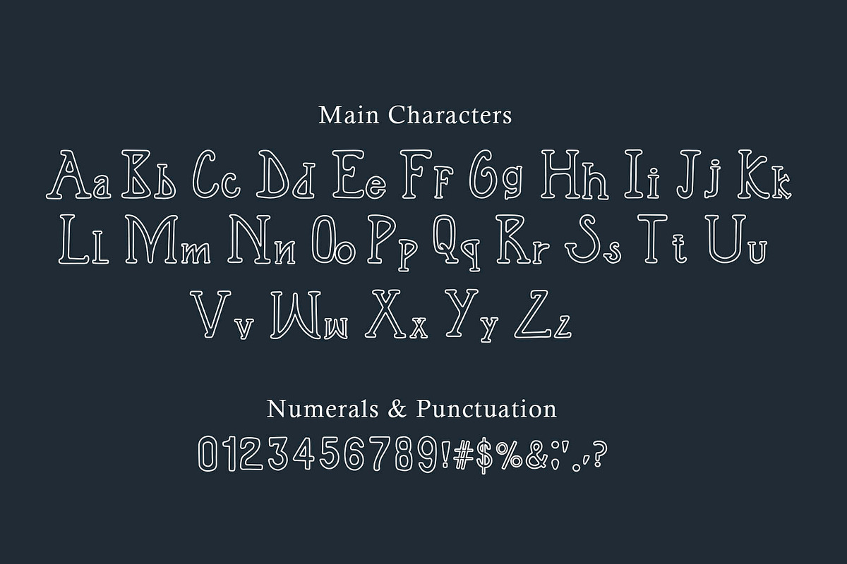 Olivia - A playful retro serif font, a Serif Font by Waterystrokes (Photo 5 of 5)