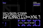 V3CKT0R Futuristic Typeface, a Font by Alex-Banks Type (Thumbnail 5 of 6)