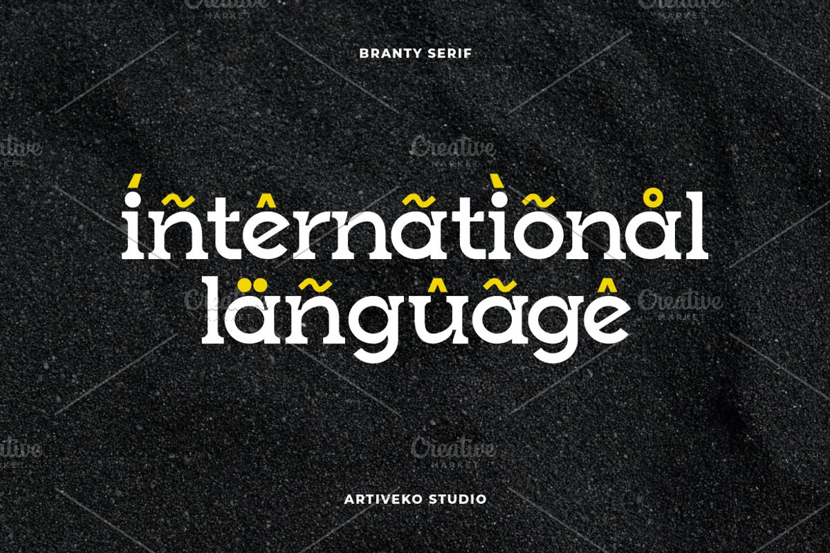 Branty Modern Serif Font, a Serif Font by Artiveko (Photo 5 of 8)