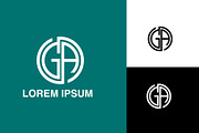 GA, AG Abstract Logo Design., a Branding & Logo Template by art_creater (Thumbnail 1 of 2)