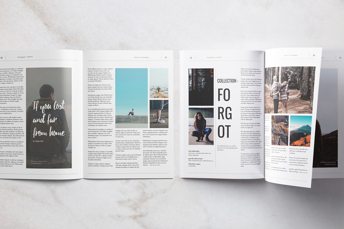 Beyond Magazine, a Magazine Template by Loc Tropis (Photo 7 of 10)