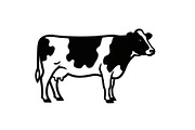 Farm Cow Silhouette Vector Bundle, an Illustration by Designs_River (Thumbnail 10 of 51)