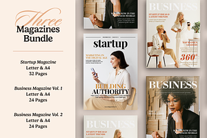 Three Magazines Bundle