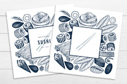 Sushi Vector Collection, a Food Illustration by Lubov Illustrations Shop (Thumbnail 3 of 5)