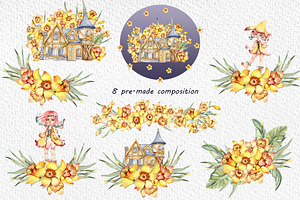 Narcissus Fairy Clipart