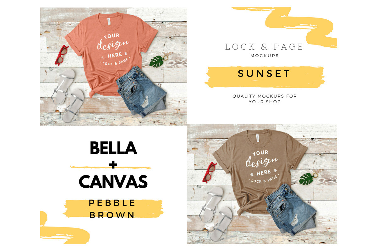 Bella Canvas 3001 Mega Bundle Mockup, a Shirt Mockup by lock and page (Photo 35 of 84)
