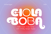 Chola Boba is a friendly font, a Sans Serif Font by AuthenType (Thumbnail 1 of 12)