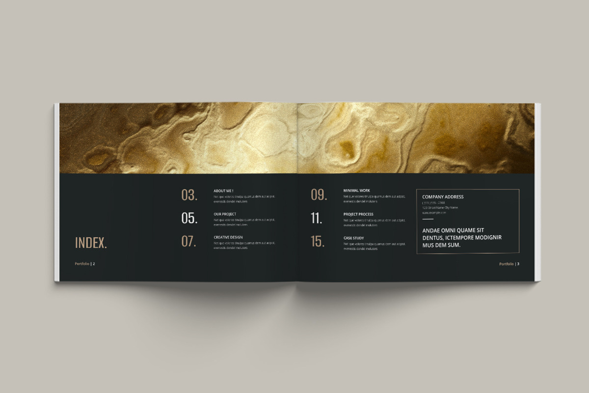 Architecture Portfolio Landscape, a Brochure Template by Pixelpick (Photo 2 of 11)