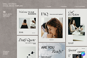 Small Business Instagram Templates, a Social Media Template by ShowUp! Studio (Thumbnail 1 of 12)