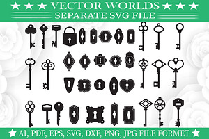 Door Handing Lock And Key Svg