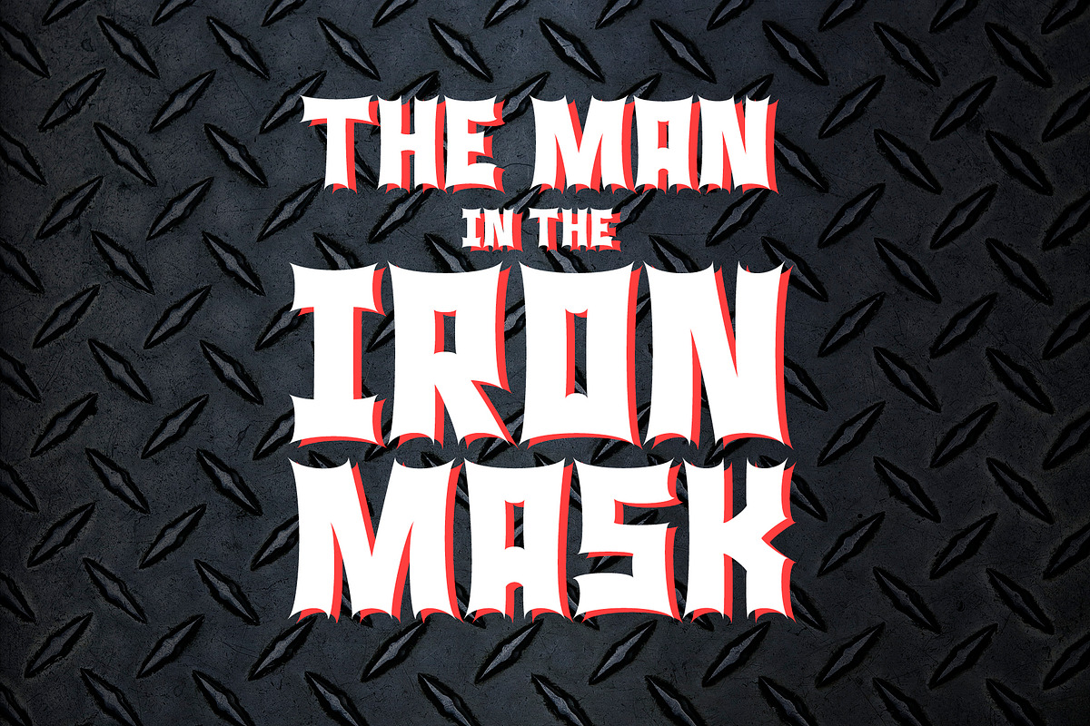Monsta Rocka - a monster rocker font preview 7
