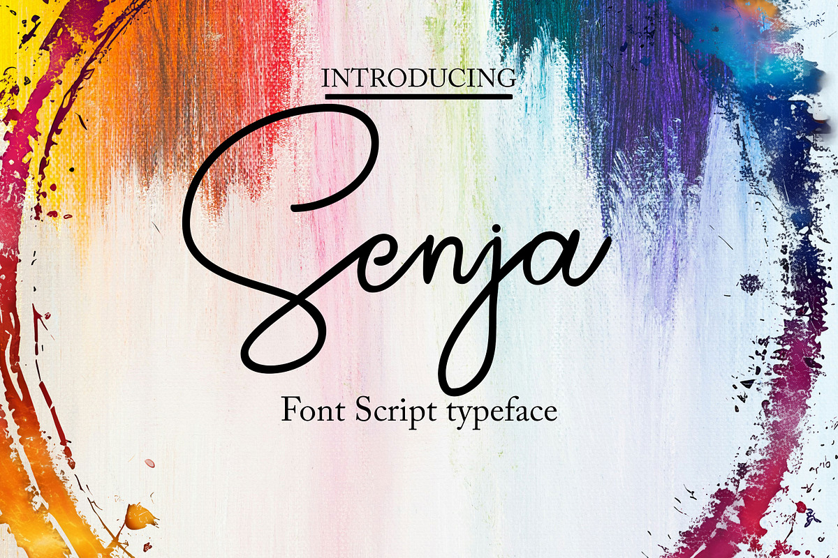 Senja, a Script Font by Canden Meutuah (Photo 1 of 6)