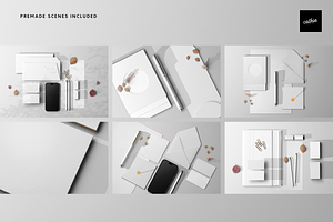 Gold Foil Branding Mockup Kit