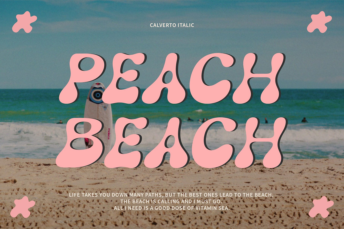 Calverto – Retro Font, a Sans Serif Font by Craft Supply Co. (Photo 8 of 8)