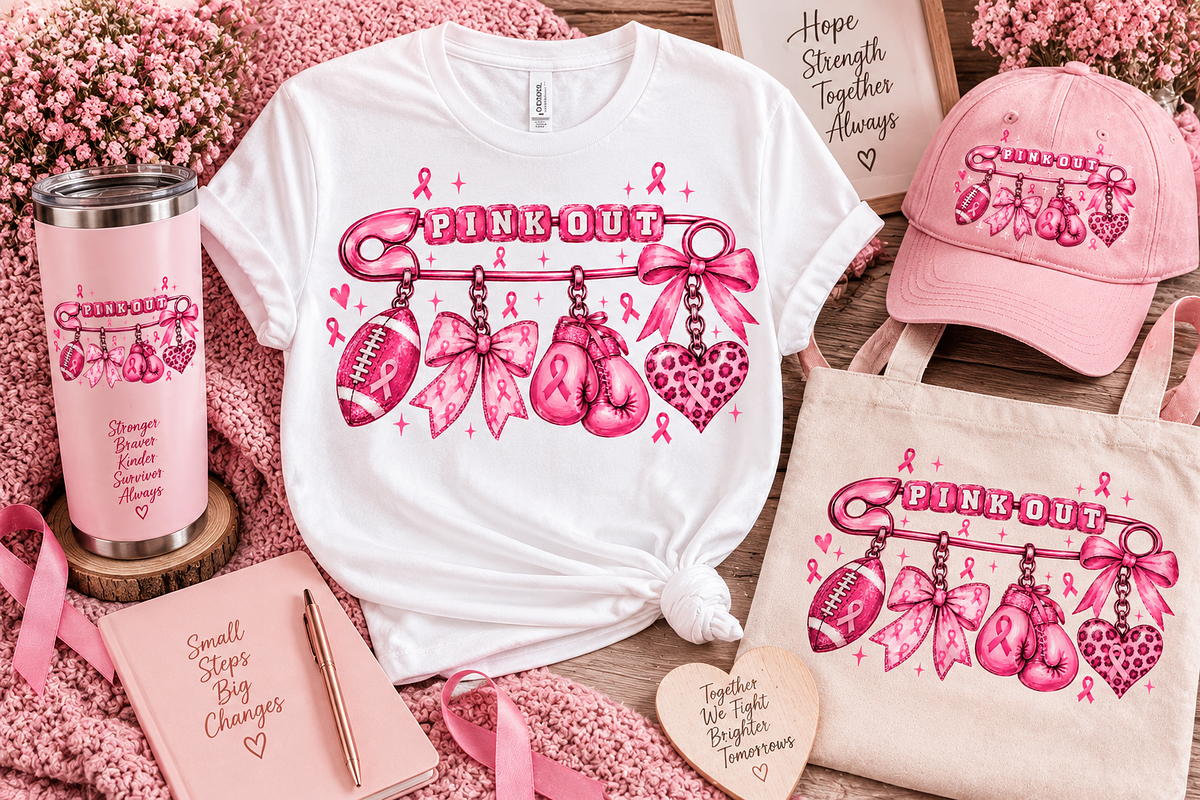 Breast Cancer Awareness Png Bundle, an Object Graphic by Daisy Design (Photo 19 of 31)