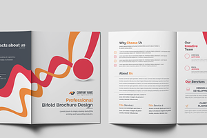 A4 Bifold Brochure Mockup 02