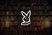 Minimalist Rabbit Library Logo, a Branding & Logo Template by Luxury Logos (Thumbnail 2 of 4)