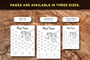 Bee Mood Tracker | Mood Chart, a Stationery Template by Graphicsnext (Thumbnail 4 of 4)