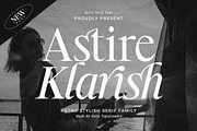 Astire Klarish, a Serif Font by Dora Typefoundry (Thumbnail 1 of 36)