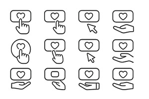Set of hand-drawn icons illustrating, an Object Illustration by ZinetroN