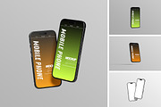 iPhone Mockup, an iPhone Mockup by Pikachudesign (Thumbnail 1 of 4)