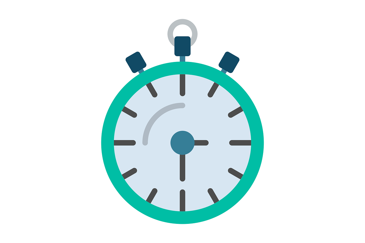 Stopwatch Flat Icon, a Duotone Icon by Pexelpy (Photo 2 of 2)