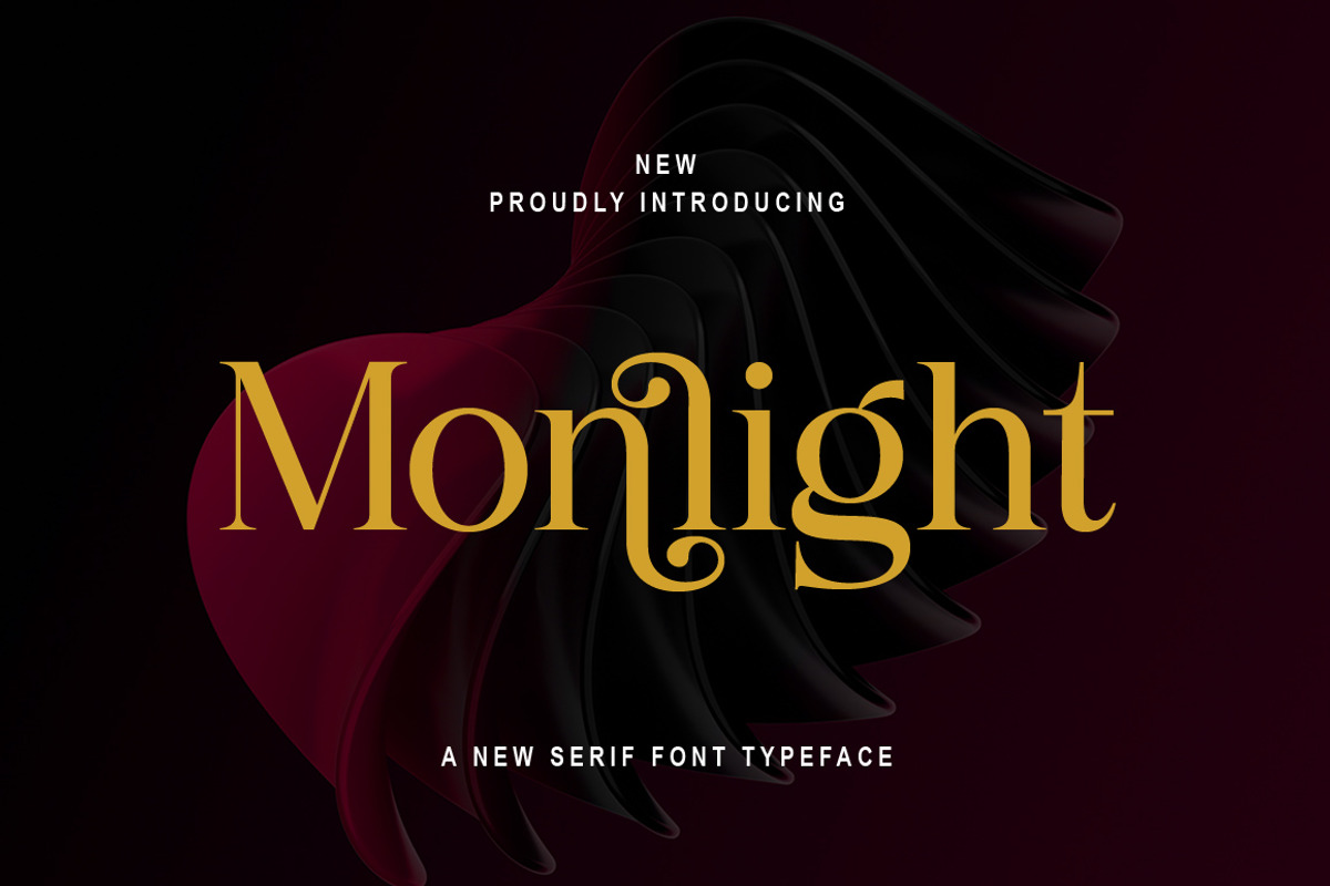 Monlight, a Serif Font by Gatype (Photo 1 of 10)