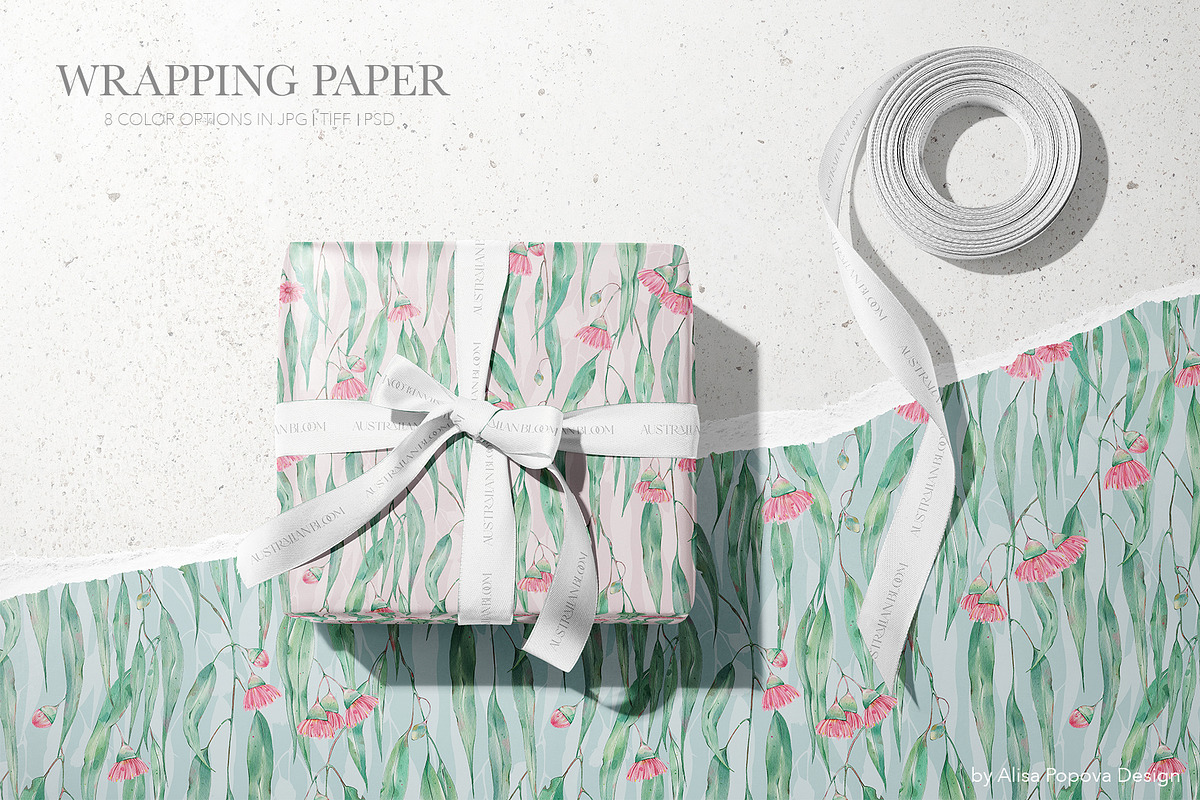 Australian Bloom Seamless Patterns, a Pattern Graphic by Alisa Fimen Design (Photo 7 of 8)