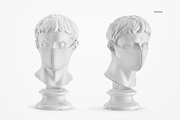 Face Mask on an Sculpture Mockup, a Mask Mockup by HelenStock (Thumbnail 7 of 8)