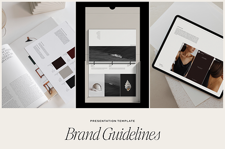 Brand Guidelines Template InDesign, a Presentation Template by Studio Blanche