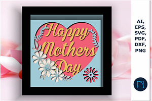 Mother Day Shadow Box Svg Bundle