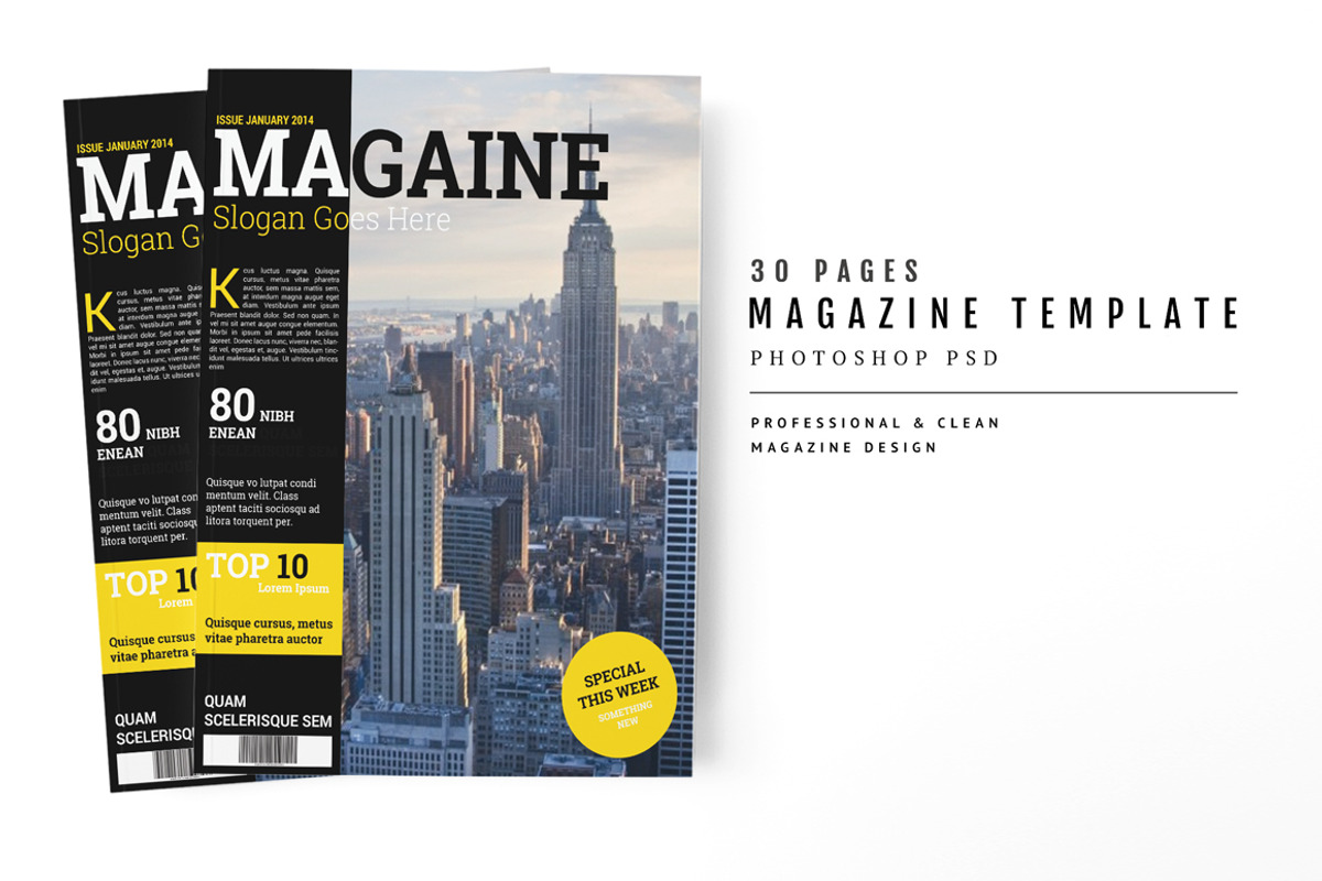 Magazine Template 42, a Magazine Template by pmvch (Photo 1 of 15)
