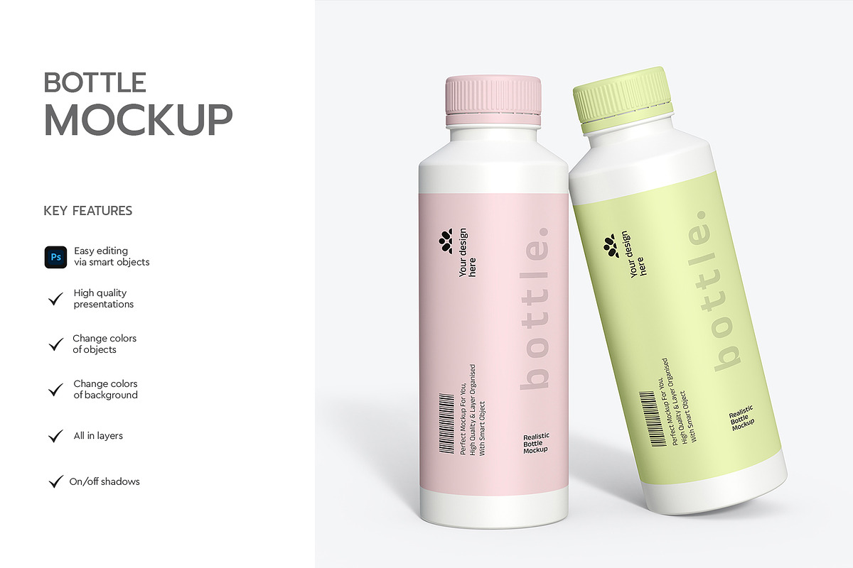 Medicine Bottle Mockup Template, a Product Mockup by graphypix (Photo 2 of 4)