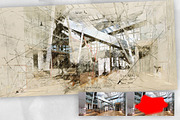 Arch Sketch Photoshop Action, an Action Add-On by GorynArt (Thumbnail 8 of 24)