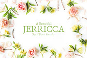Jerricca Serif 4 Font Family Pack, a Serif Font by Creativetacos (Thumbnail 1 of 5)