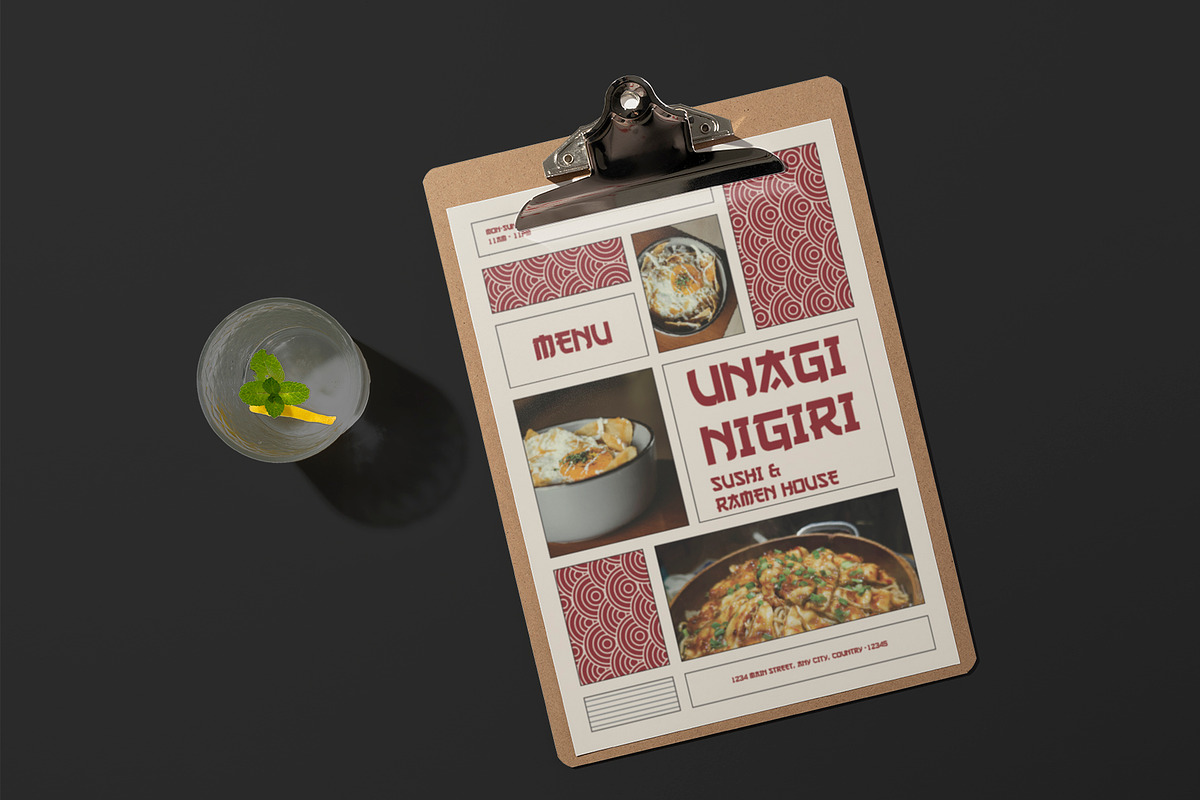 Japanese Restaurant Menu preview 3