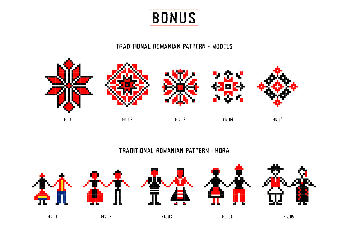 Romanian Folk Pattern Collection, an Object Graphic by Shyeno (Photo 8 of 19)