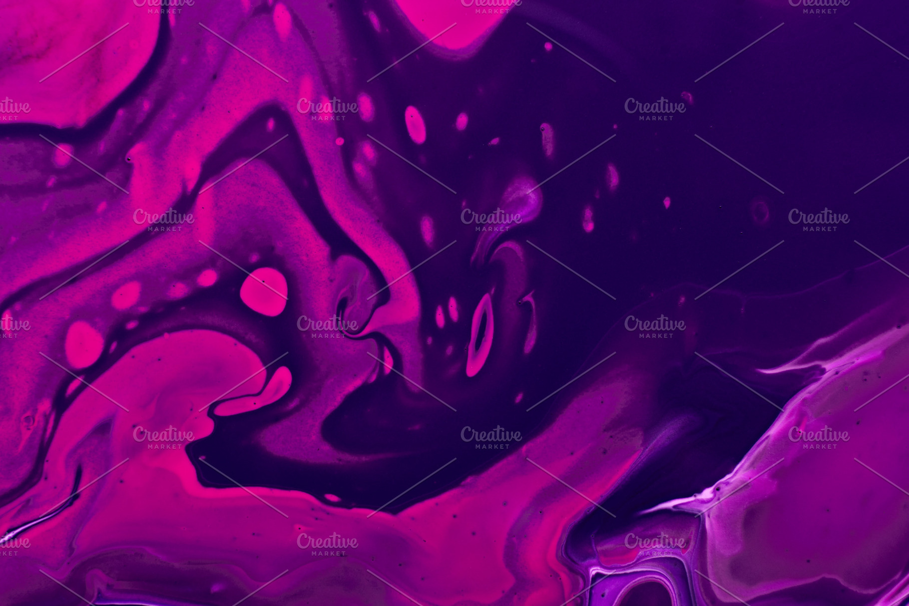 Purple and violet wave swirls. Fluid Art. Marble effect background or texture, an Abstract Photo by colnihko
