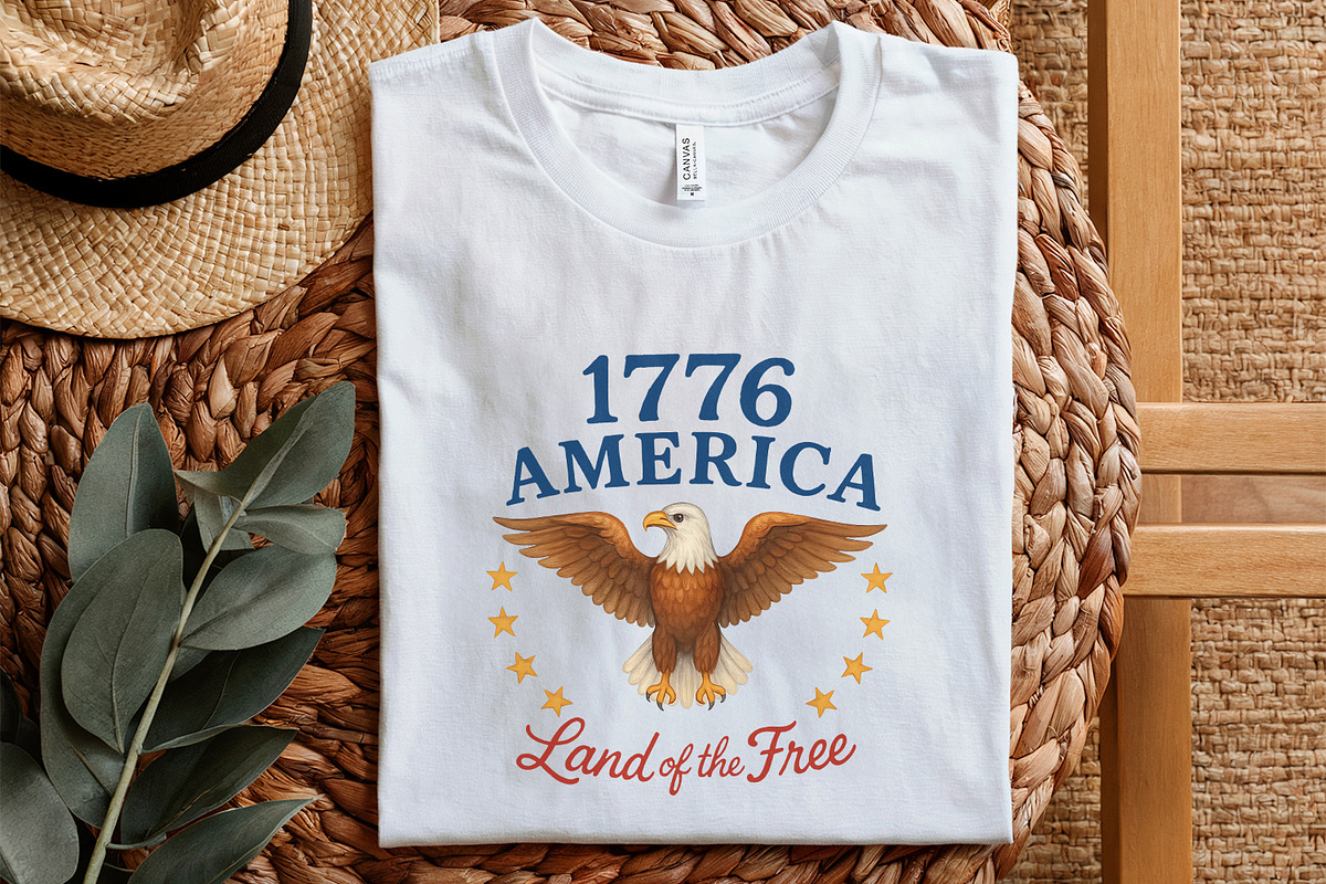 1776 America, Patriotic Design, 4th, an Illustration by SharpMarketplace (Photo 4 of 9)