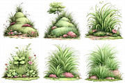 Watercolor Spring Green Grass Clipar, an Illustration by Daily.Designs (Thumbnail 5 of 8)