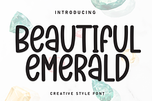 Beautiful Emerald | Script Font