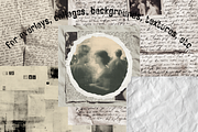 Grunge Paper Texture Pack 120+ PNGs, a Background Graphic by Collage Cult (Thumbnail 3 of 3)