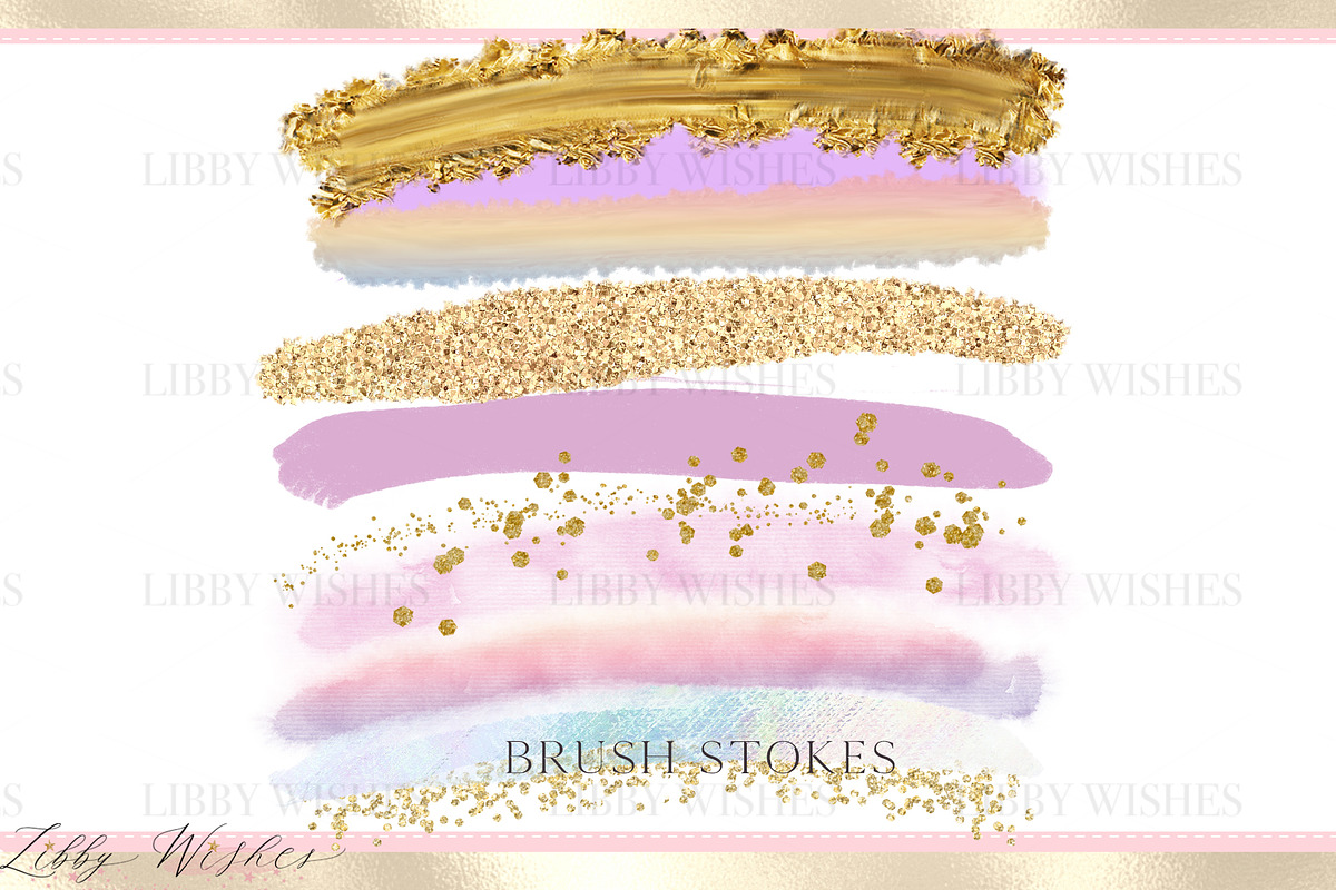 Brush stokes Unicorn dreams, an Illustration by Libby Wishes (Photo 3 of 3)
