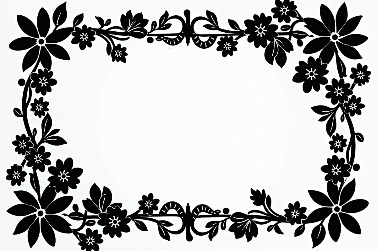 Floral Laser Cut Frame Bundle, an Illustration by Designs_River (Photo 8 of 9)